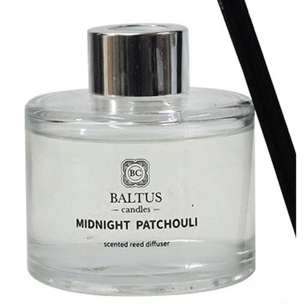 Baltus Midnight Patchouli Luxury Reed Diffuser | 100ml, Deep Blue