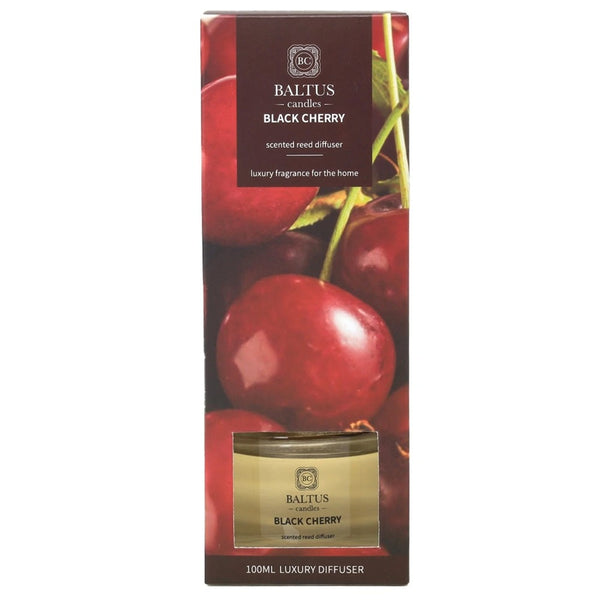 Baltus Black Cherry Luxury Reed Diffuser | 100ml, Fruity Home Fragrance