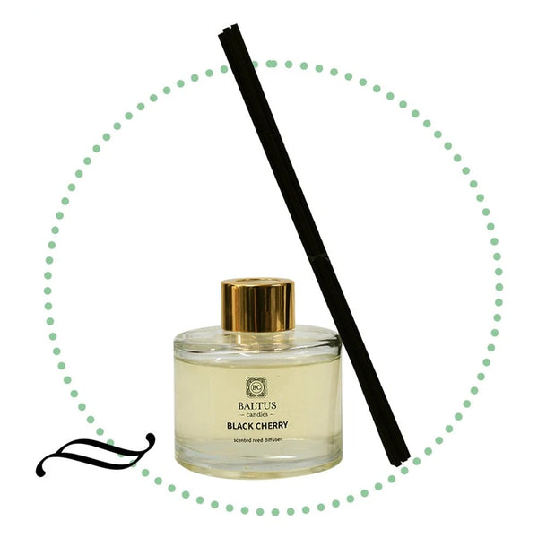 Baltus Black Cherry Luxury Reed Diffuser | 100ml, Fruity Home Fragrance