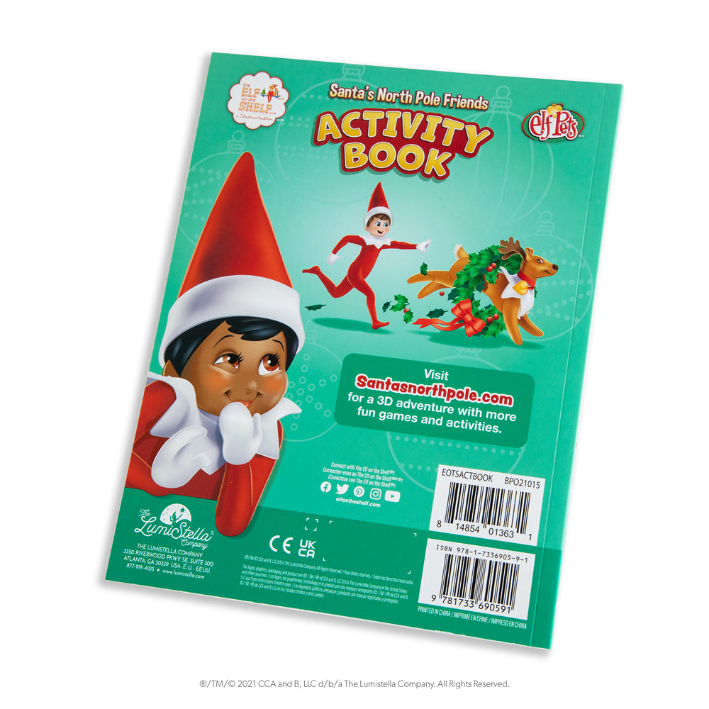the elf on the shelf santas north pole friends activity book