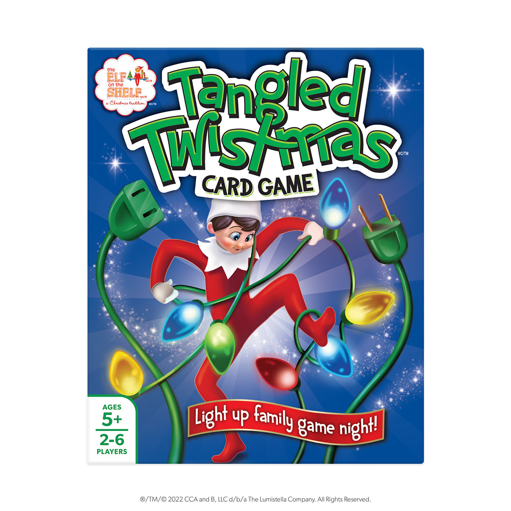 the elf on the shelf tangled twistmas card game - age 5 plus