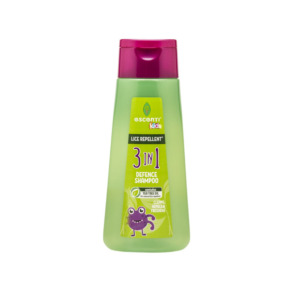 Escenti Kids Head Lice Defence Shampoo with Tea Tree | 300ml, 3-in-1
