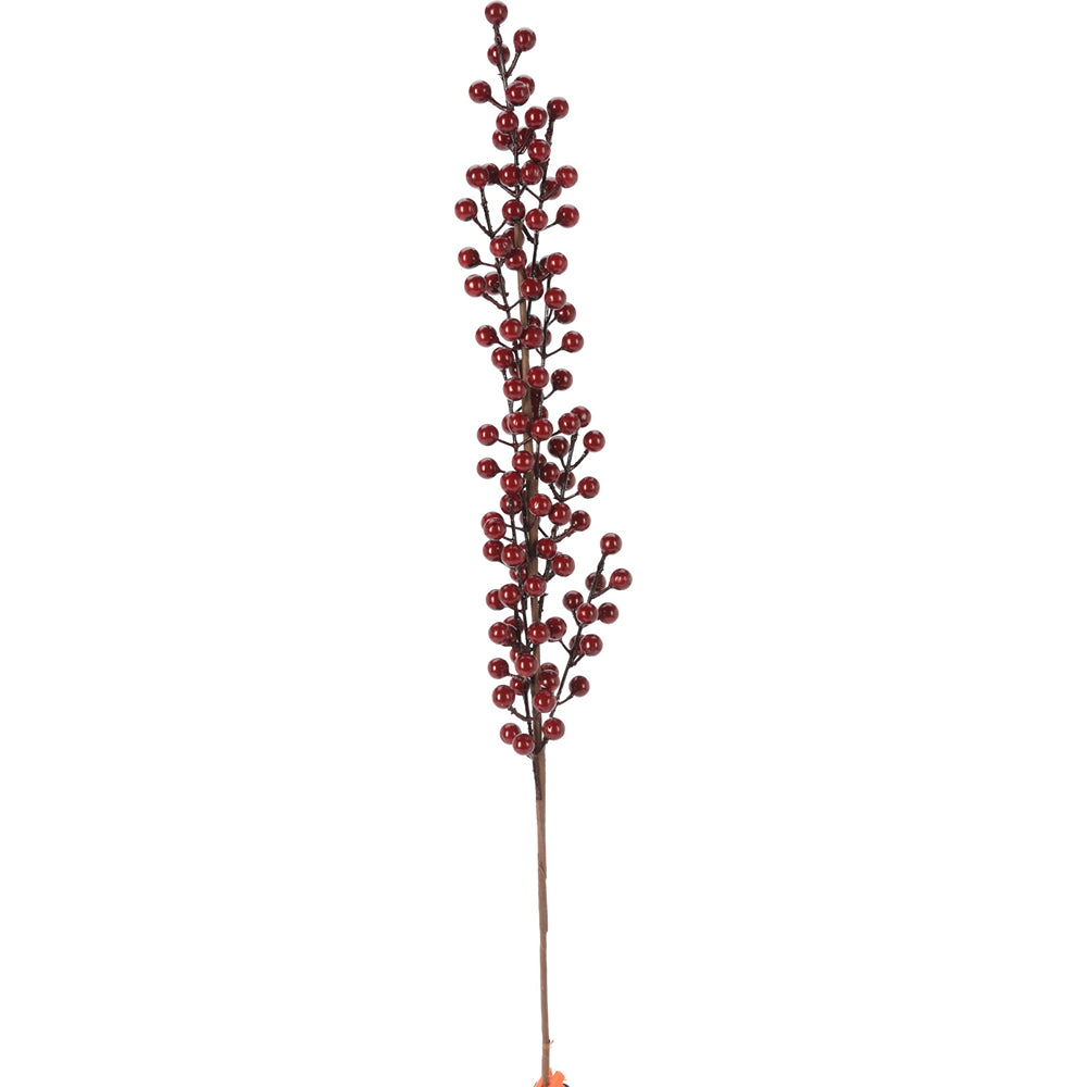 christmas decorative berries branch - 80cm