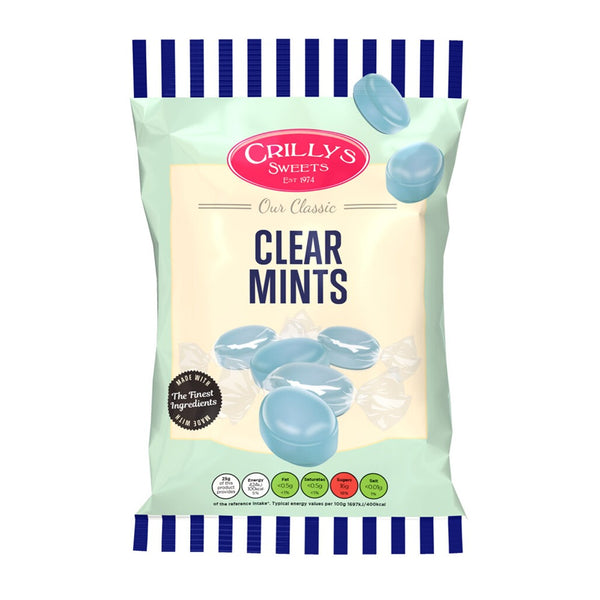 Crilly's Premium Clear Blue Mints | 160g