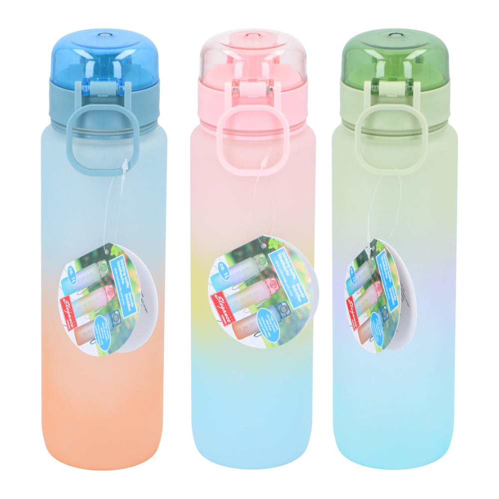 Cuisine Elegance Ombre Water Bottle - Flip-Top - 1L