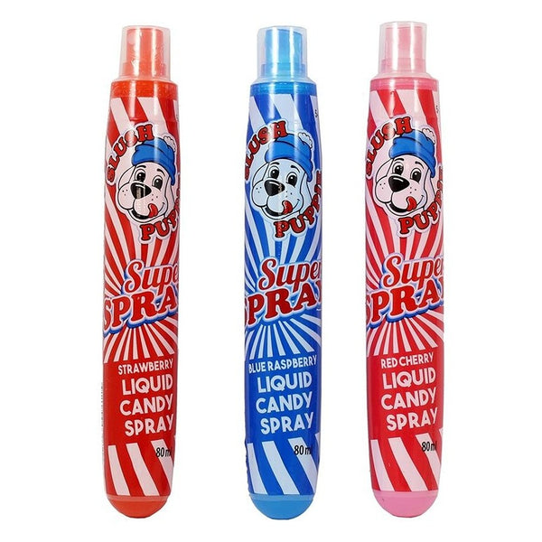 Slush Puppie Candy Spray | Strawberry & Blue Raspberry | Pack of 3