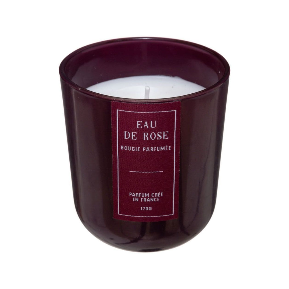 Comptoir de la Bougie Sili Rose Scented Candle | 170g, Eau de Rose