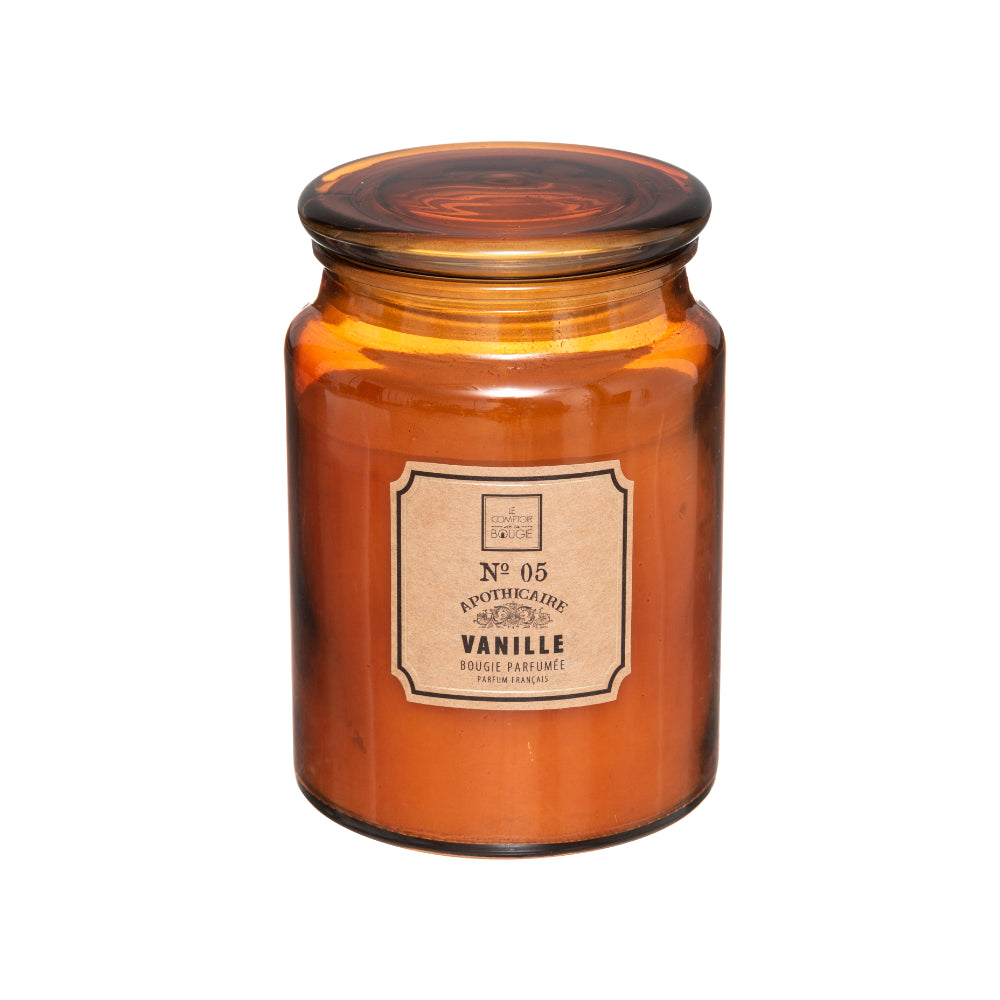 Atmosphera Apothicaire Glass Jar Scented Candle | Vanilla, 510g