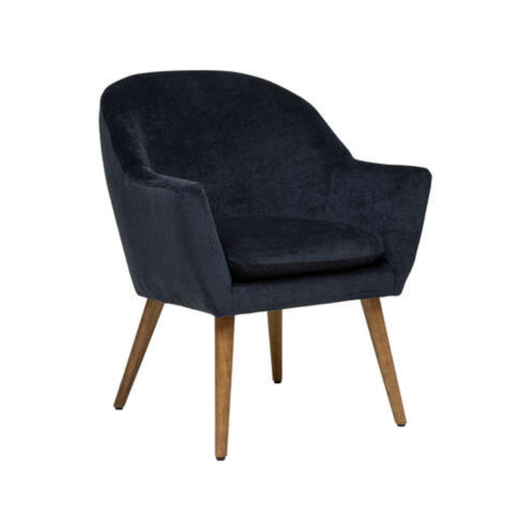 Atmosphera Sinel Tub Armchair | Blue Ink, Upholstered, Cushioned Seat