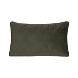 Atmosphera Lilou Khaki Lumbar Cushion | 30 x 50cm, Solid Colour