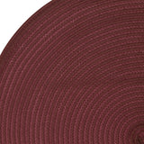 Secret de Gourmet Round Braided Placemat | Wine, Concentric Ring