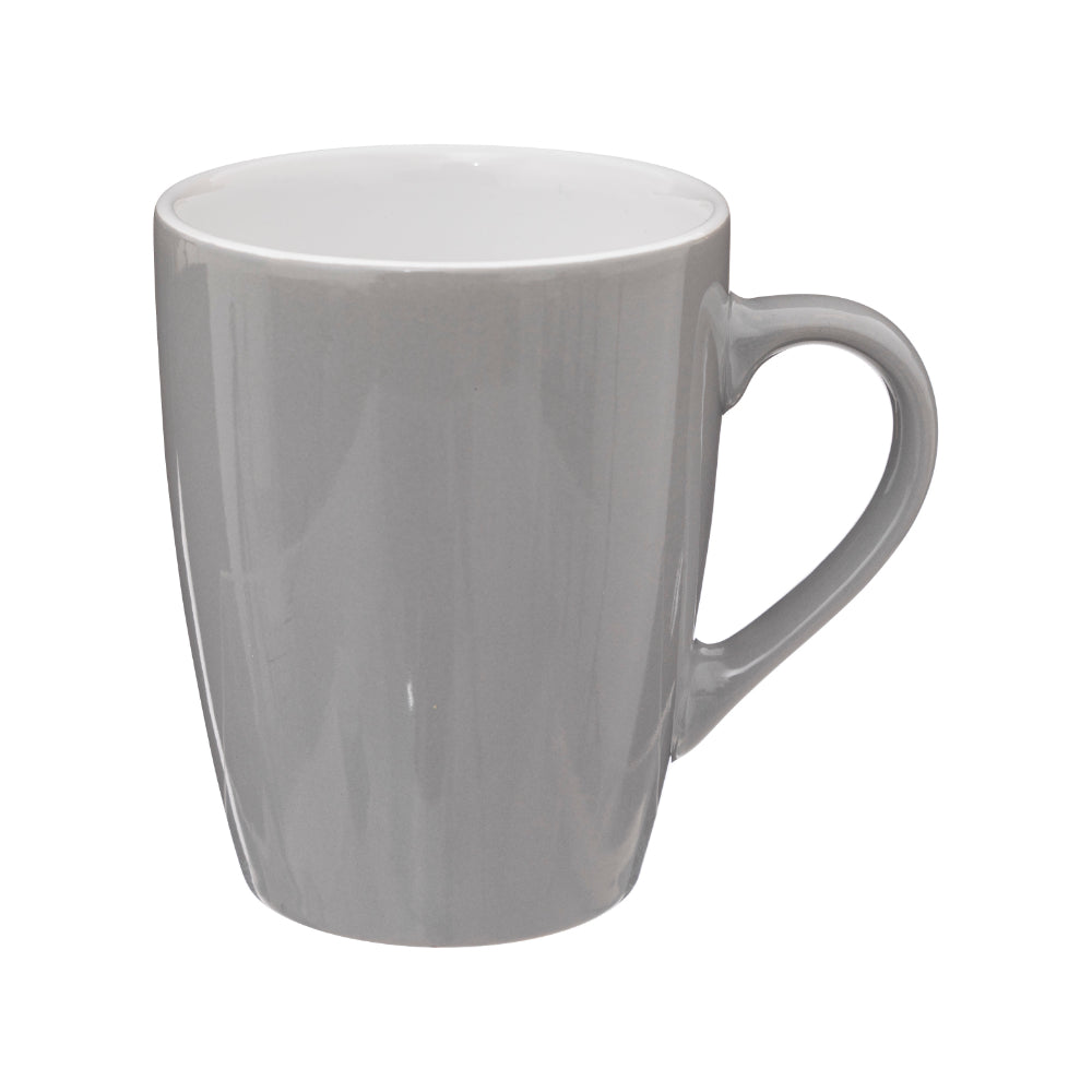 Secret de Gourmet Colorama Grey Mug | 38cl, Glossy Finish, Minimalist Design
