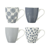 Secret de Gourmet Japan Assorted Patterned Mug | Blue and White, 50cl