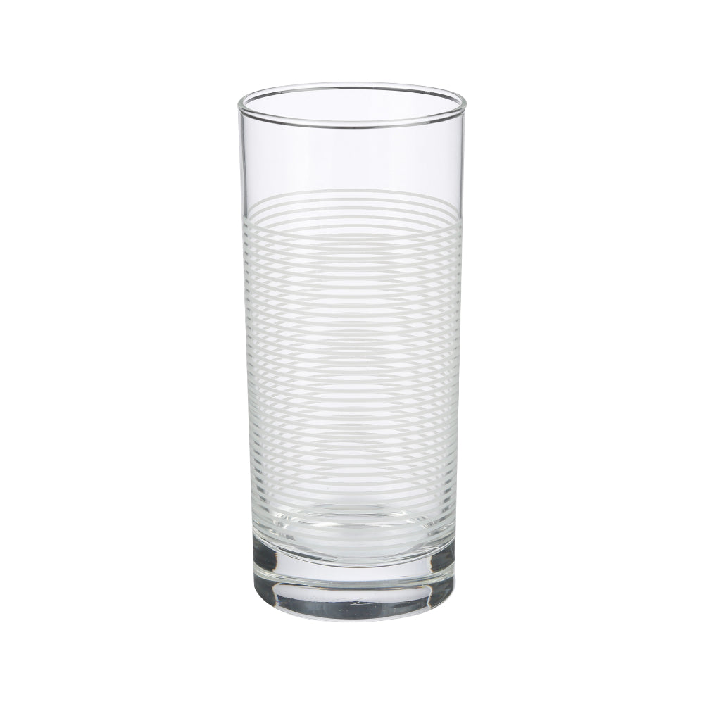 Secret de Gourmet Highball Tumbler Glasses | Pack of 4, 48cl, Assorted Patterns