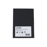 Create Graduate Black A5 Sketchbook | 40 Pages, 165gsm Acid-Free Paper