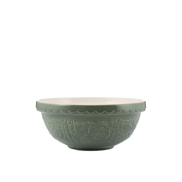 Mason Cash In the Forest Green Owl Embossed Mixing Bowl | 26cm