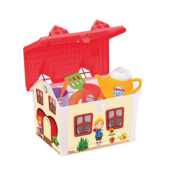 Candy & Ken House Tea Set | Interactive Pretend Play Tea Party Set for Kids