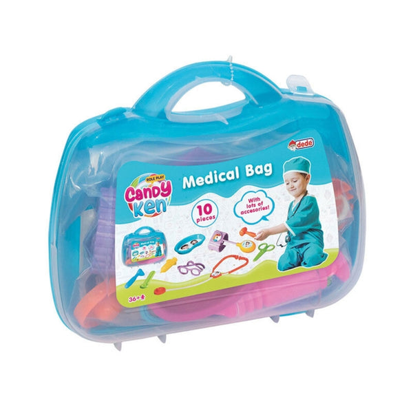 ded childrens candy medical carry case  10-piece