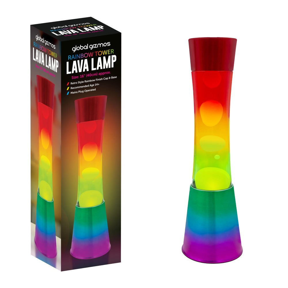Global Gizmos Rainbow Tower Lava Lamp