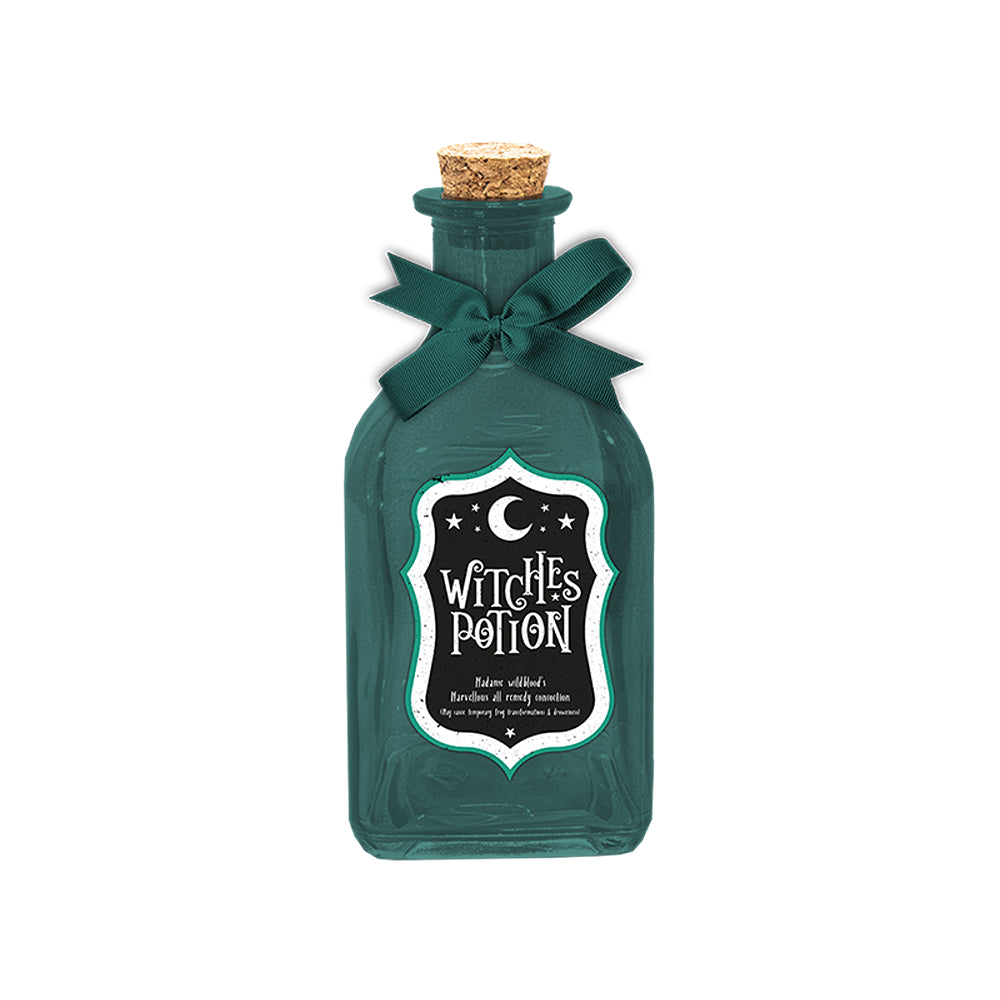 Halloween Glass Decorative Potion Bottles - Assorted Colours and Designs