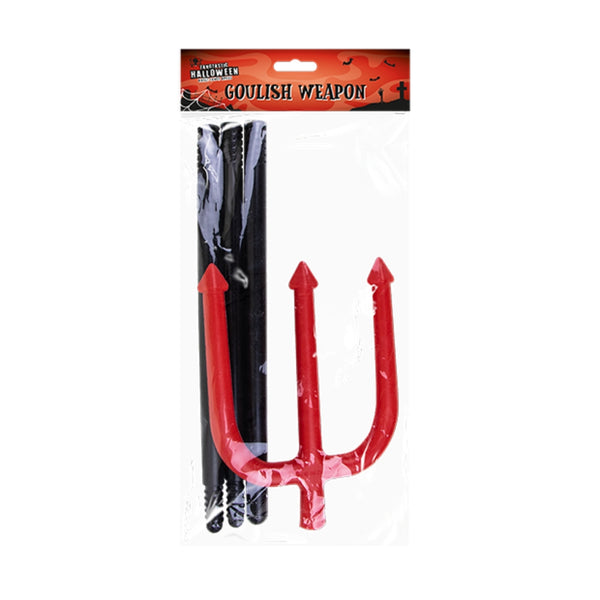 Halloween Costume Weapon Props - Assorted Axe, Scythe and Trident Designs