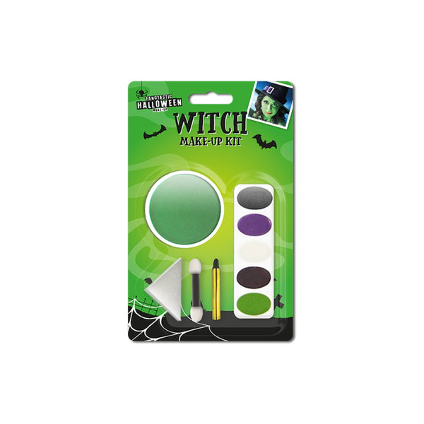 Halloween Character Face Paint Make-Up Kit - Assorted Designs, Applicators