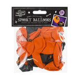 Halloween Spooky Printed Balloons - Pack of 24, Assorted Colours and Designs