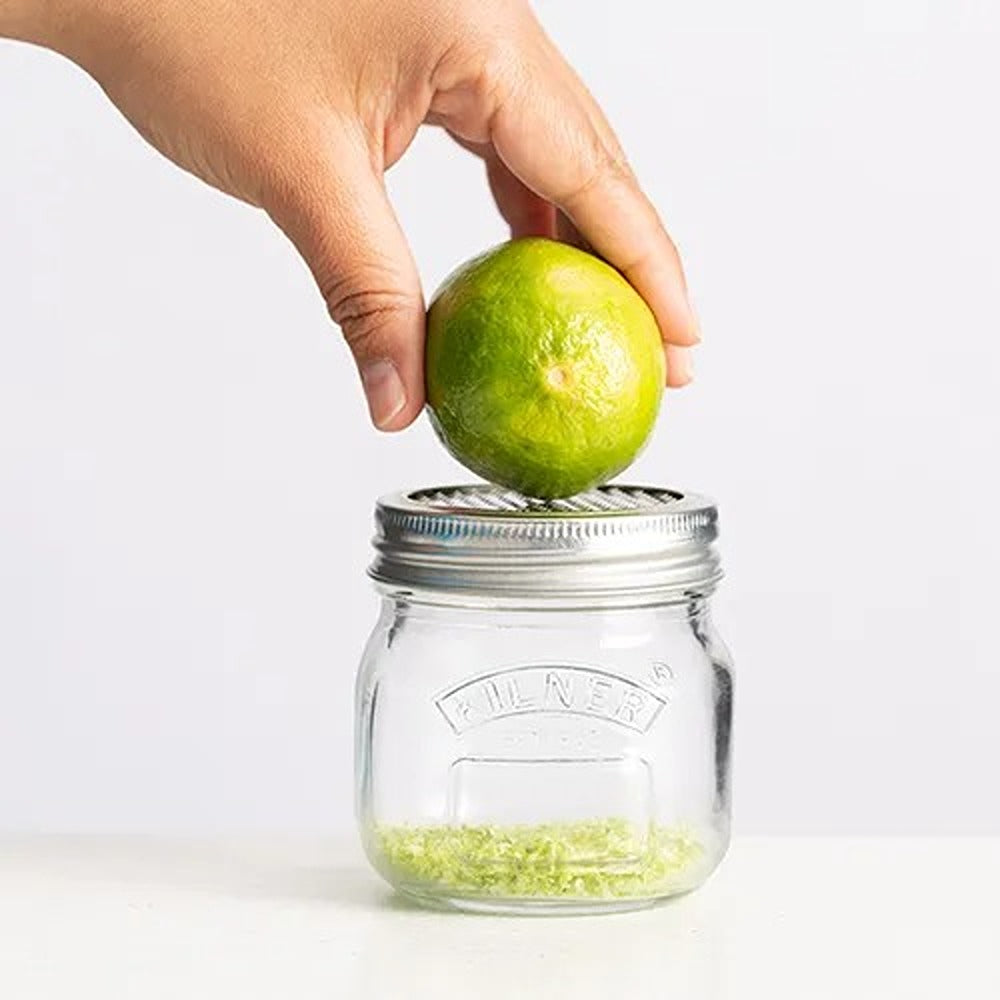 Kilner Clear Storage Jar with Shaker and Grater Lid | 0.25 Litre