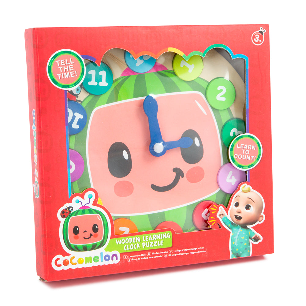 Cocomelon Wooden Learning Puzzle Clock | Age 3+