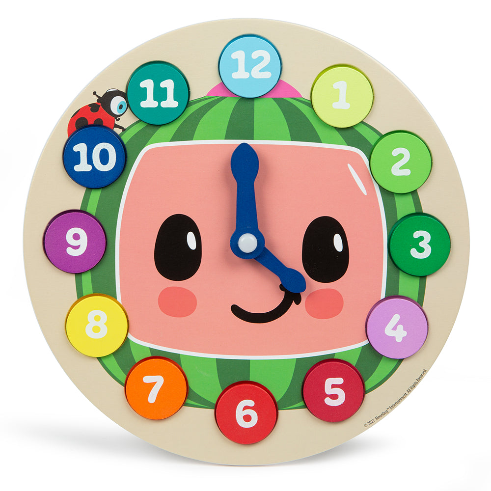Cocomelon Wooden Learning Puzzle Clock | Age 3+
