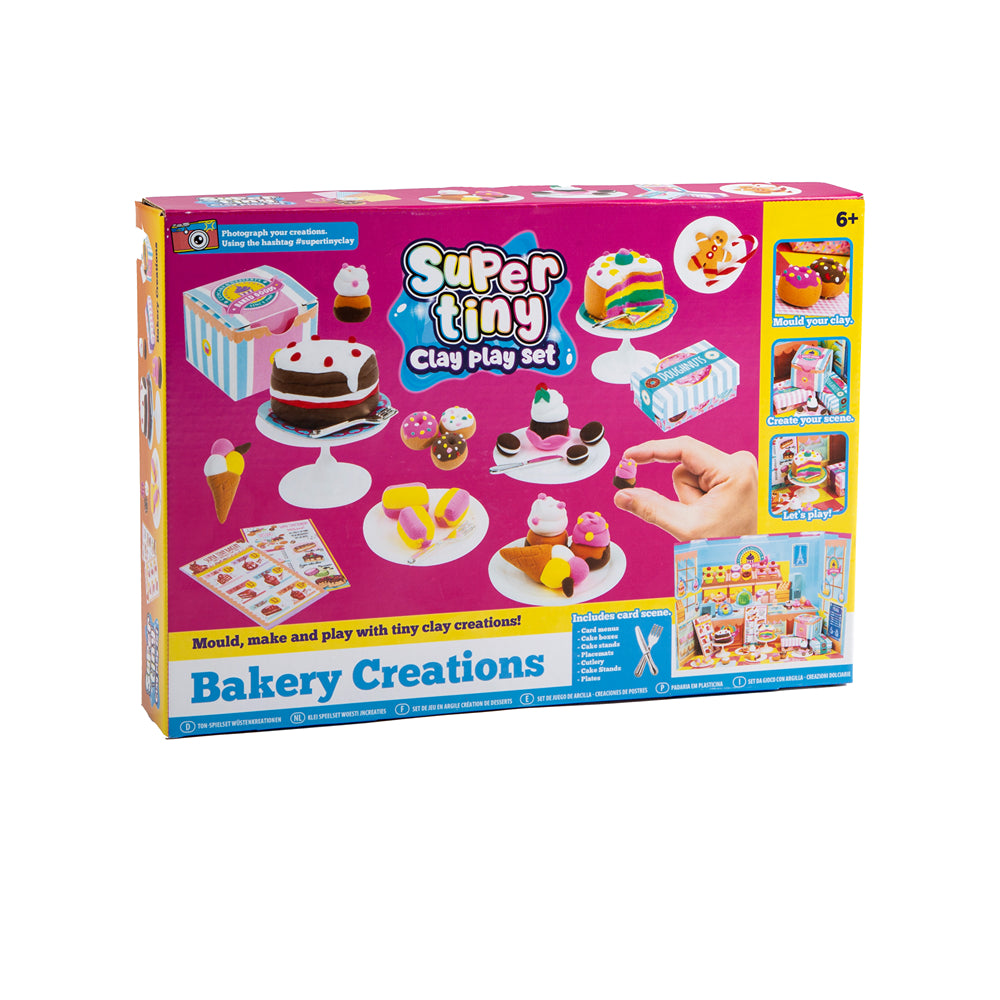 Craft Hub Bakery Creations Super Tiny Clay Play Set | Age 6+