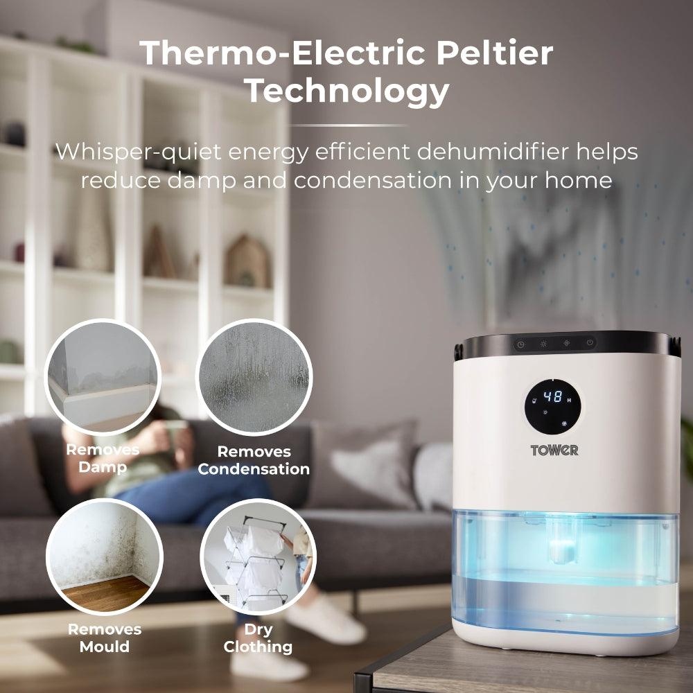 Tower Dehumidifier with 48 Hour Timer | 2.3L - Choice Stores