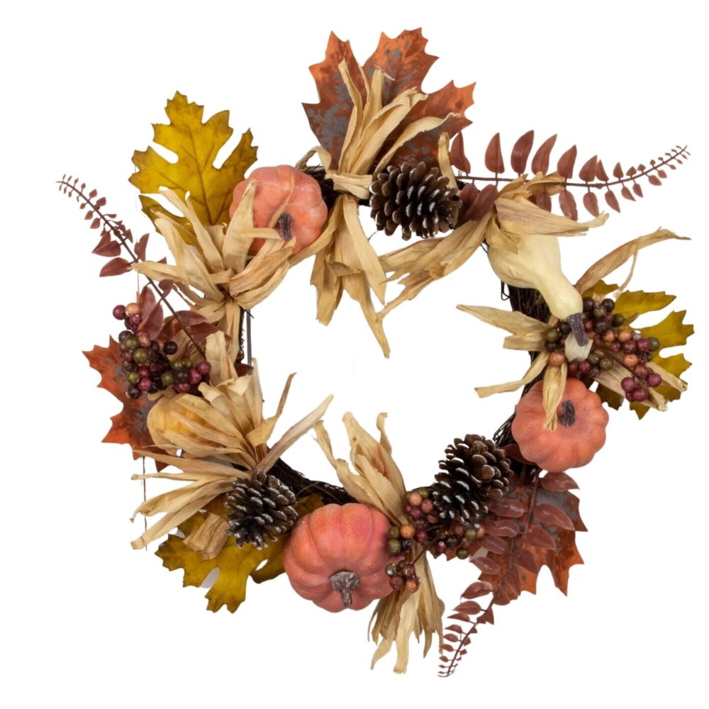 Florelle Autumnal Pumpkin Wreath | 58cm