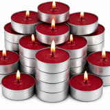 Baltus Black Cherry Scented Night Lights | Pack of 20, 8 Hour Burn Time