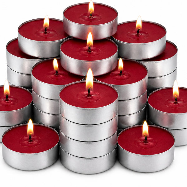 Baltus Black Cherry Scented Night Lights | Pack of 20, 8 Hour Burn Time