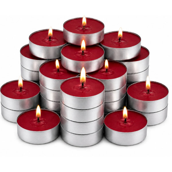 Baltus Black Cherry Scented Night Lights - Pack of 20, 8 Hour Burn