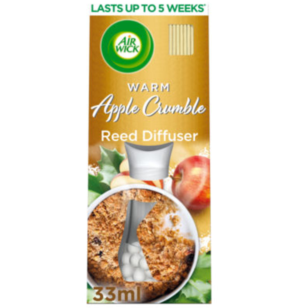air wick warm apple crumble reed diffuser - 33ml
