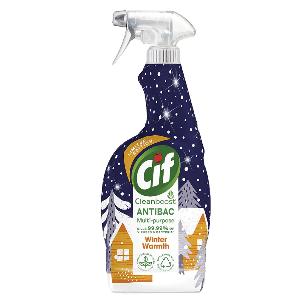 cif cleanboost antibac winter warmer multipurpose spray - 700ml