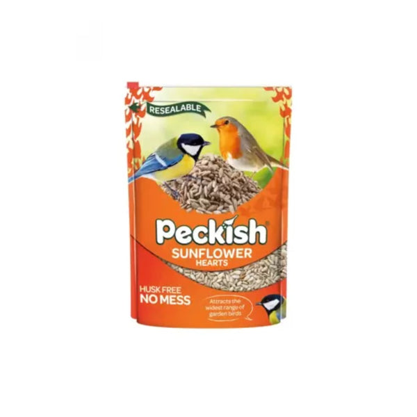 Peckish Sunflower Hearts Wild Bird Food | Husk-Free, Resealable Bag, 2kg