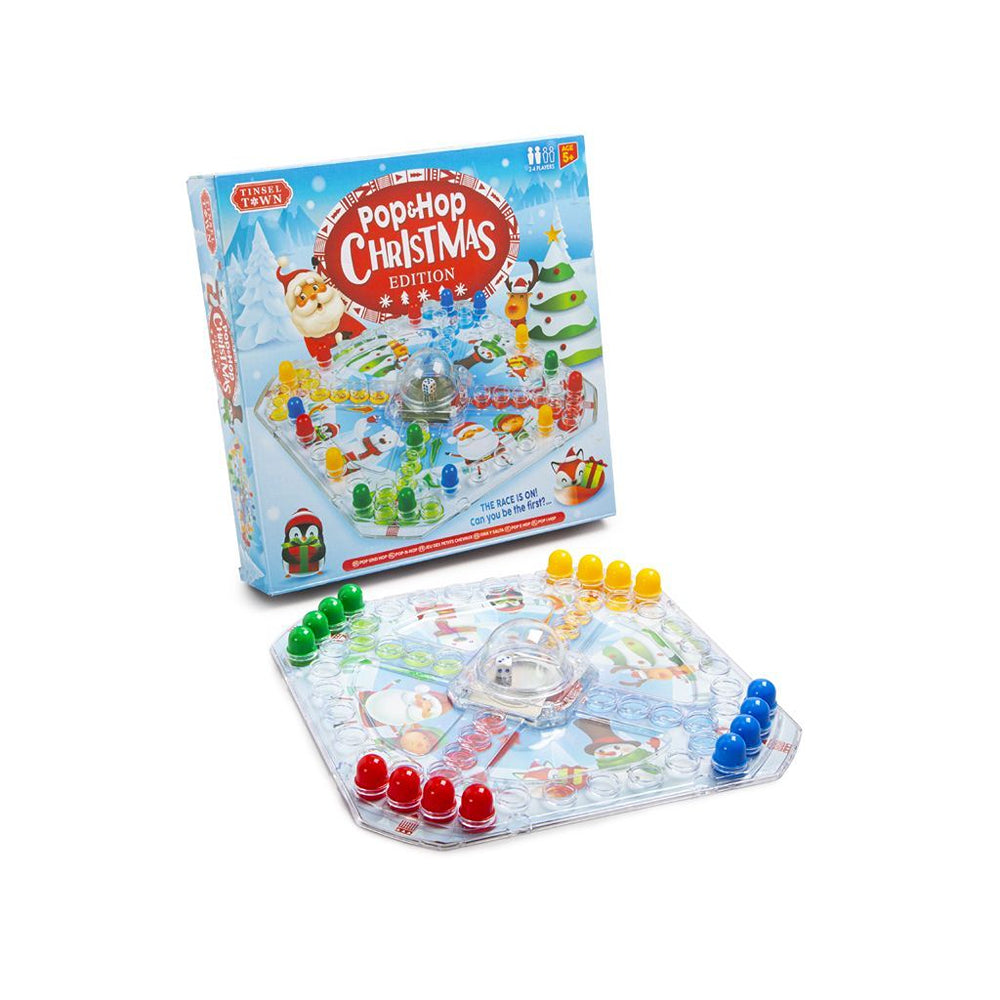 Christmas Pop and Hop Christmas Edition Board Game | 2–4 Players, Ages 5+