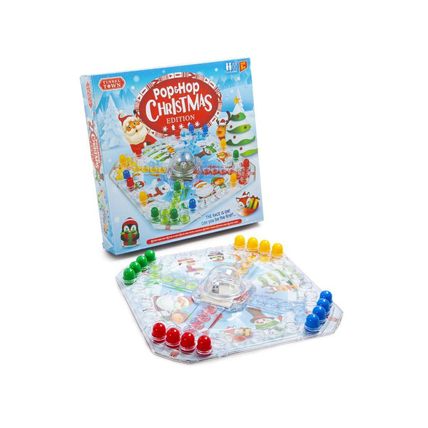 Christmas Pop and Hop Christmas Edition Board Game | 2–4 Players, Ages 5+