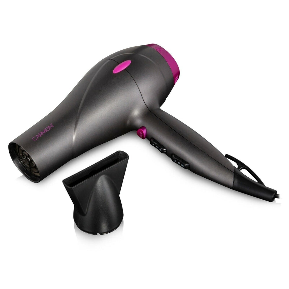 Carmen Neon Series Hair Dryer Gift Set Graphite Pink | 2000W