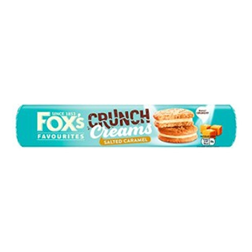 Fox's Salted Caramel Crunch Creams Biscuits - Cream Filled, 200g