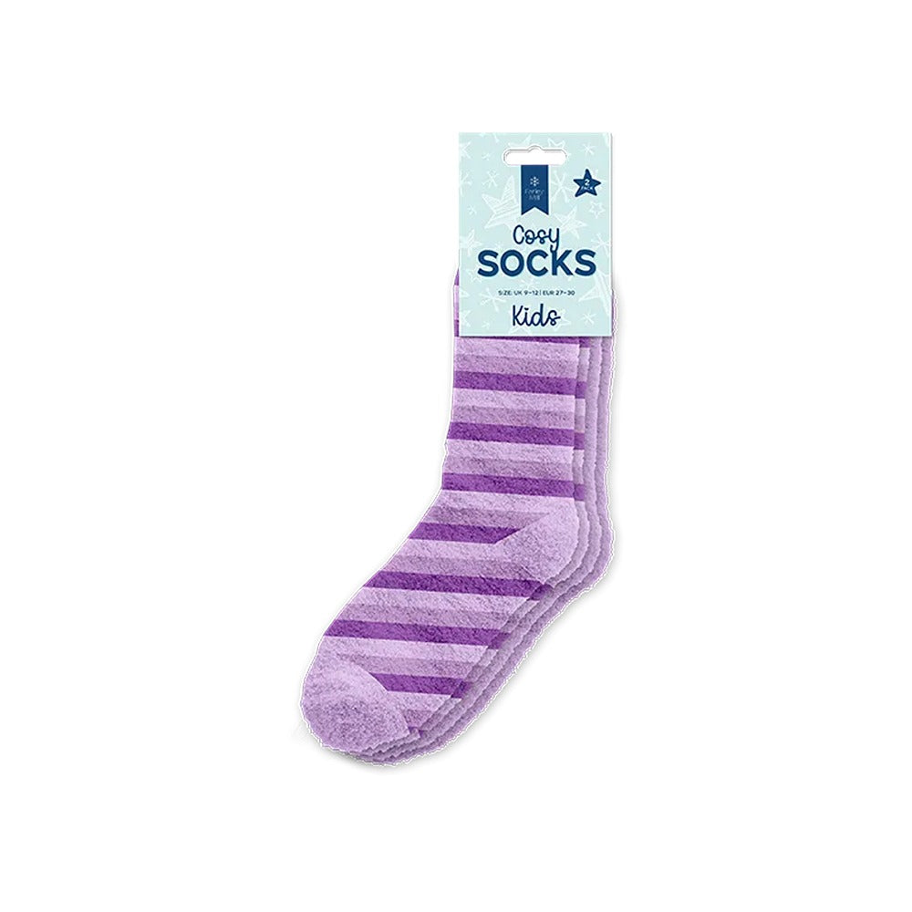 Kids Cosy Socks 2pk - Assorted Colours