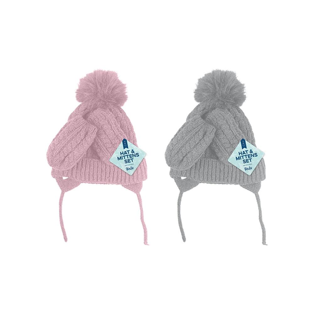 Farley Mill Girls Hat &amp; Mittens Set - Choice Stores