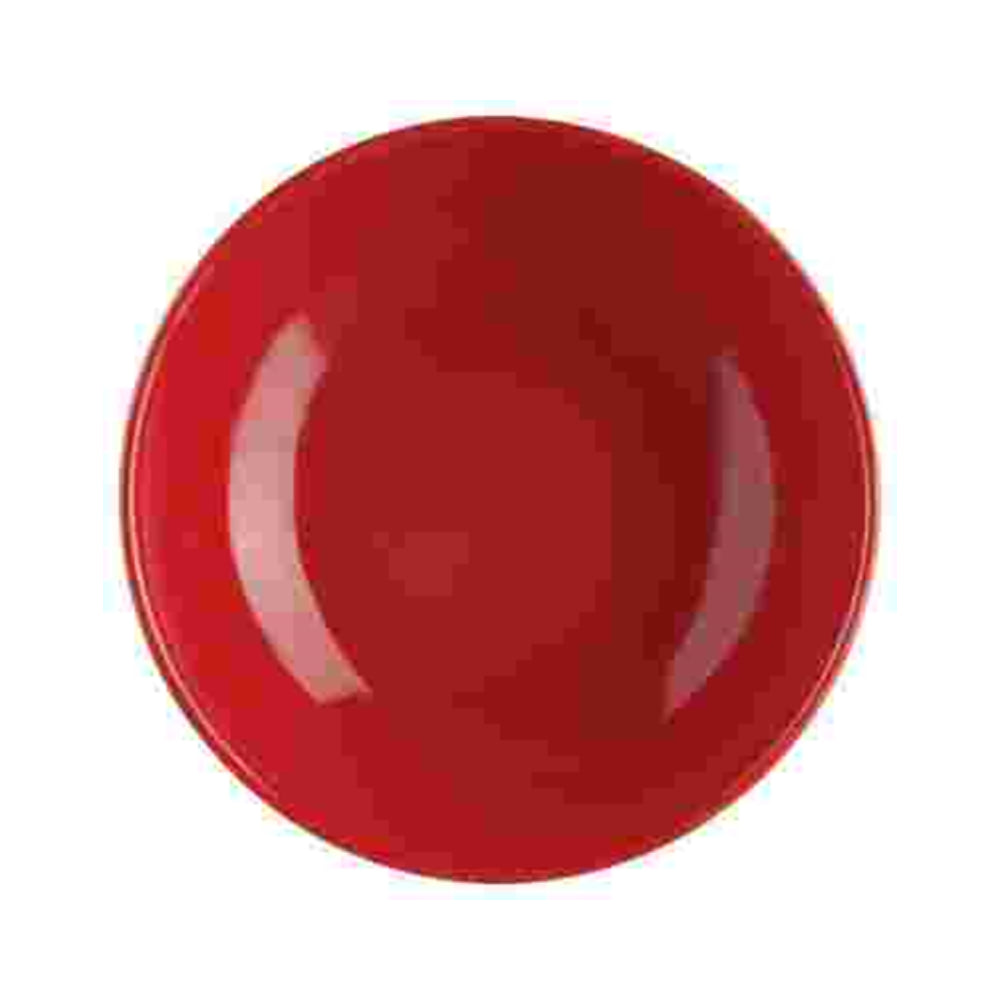 Secret de Gourmet Colorama Red Soup Plate | 22cm, Glossy Finish
