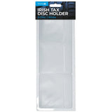 Simply Brands Car Tax Disc Holder | 3 Disc, White, Windscreen