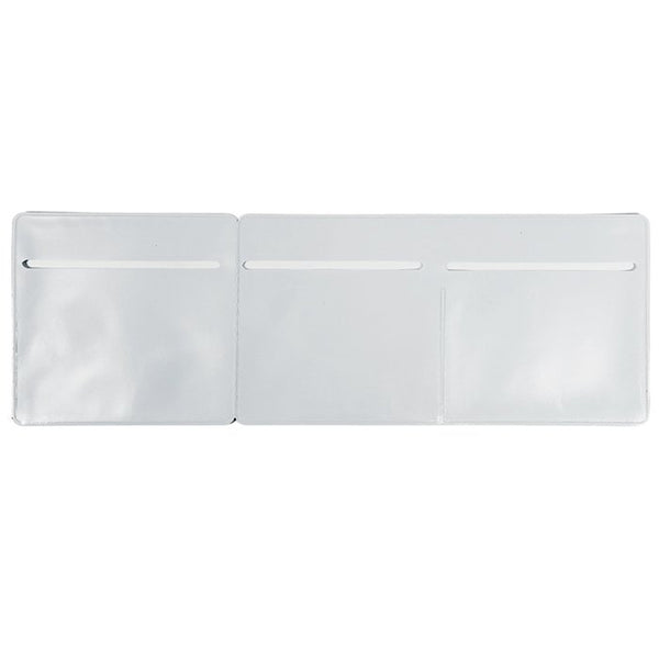 Simply Brands Car Tax Disc Holder | 3 Disc, White, Windscreen