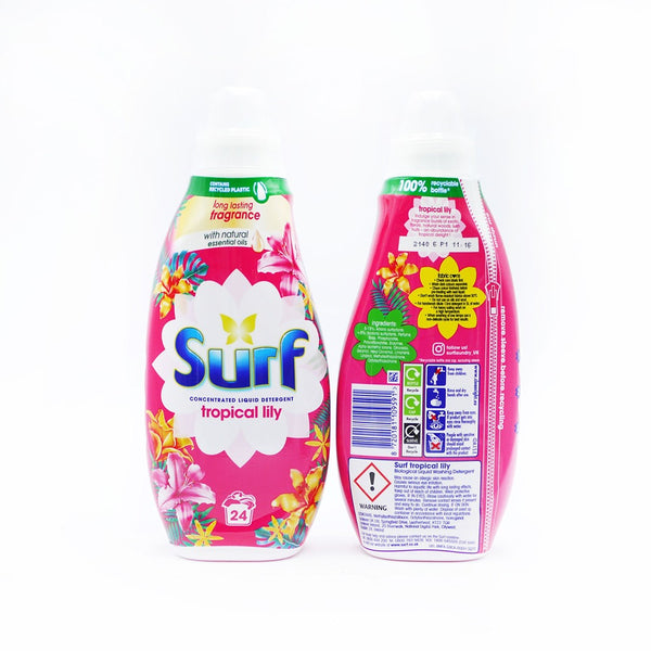 Surf Tropical Lily Laundry Liquid Detergent | 648ml, 24 Washes