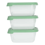 Airtight-Style Food Storage Box Set | 3 Pieces, 500ml, Assorted Colours
